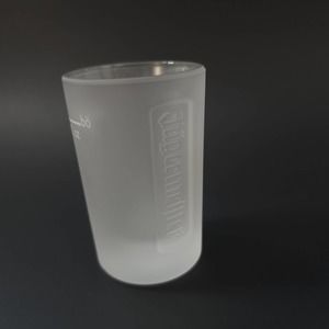 Frosted Jägermeister Embossed Shot Glass